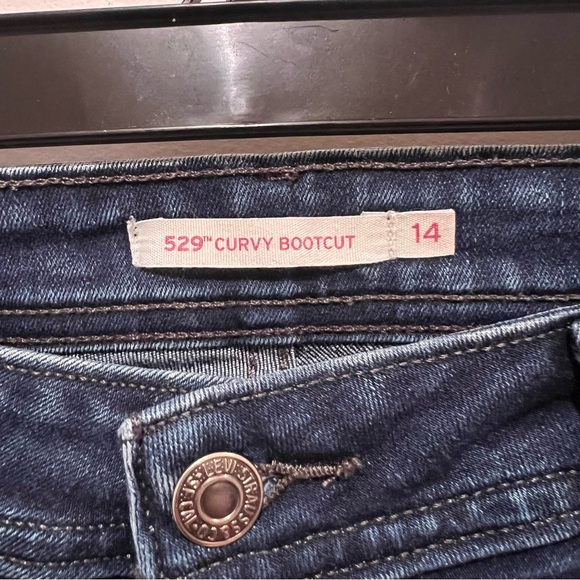 Levi’s 529 Curvy Bootcut Women's Blue Jeans - Picture 2 of 7
